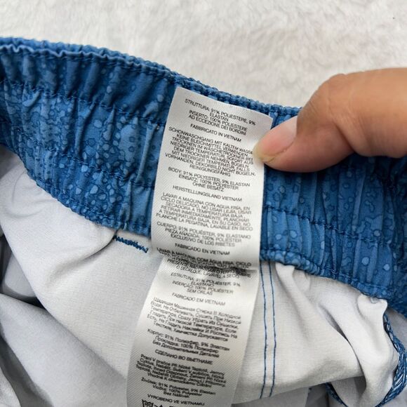 Columbia PFG Womens Tidal Sands II Shorts Blue Zip Pockets Sz Small 5” UPF 50 - Picture 8 of 11